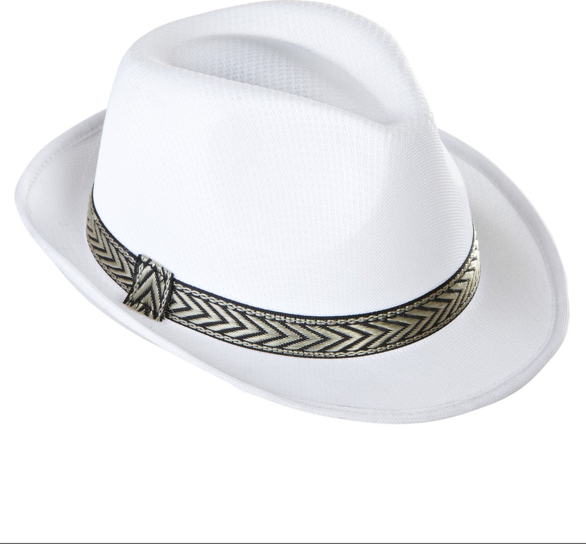 Fedora Deukhoed Panama Wit | Carnavalskleding | Verkleedkleding